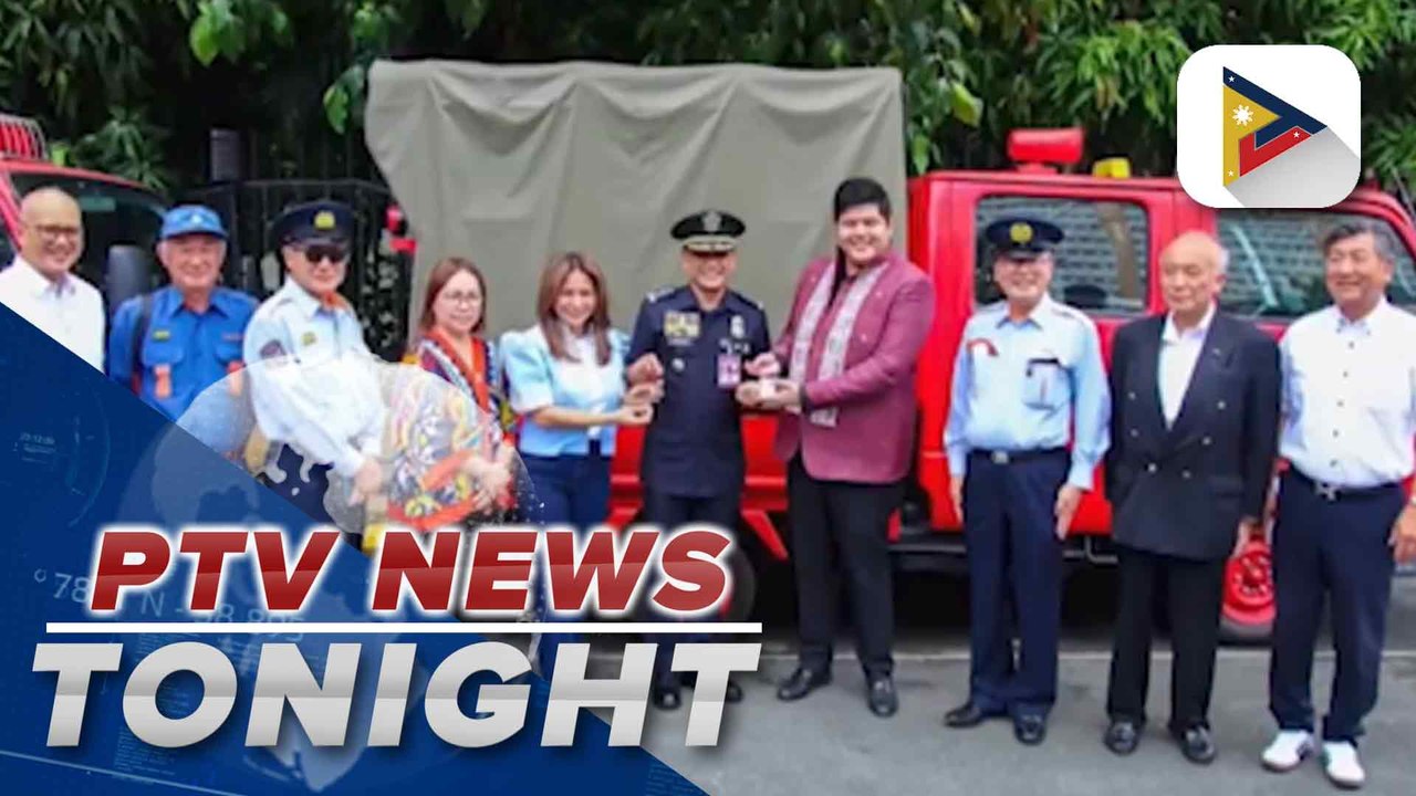 QC LGU receives donation of fire trucks from delegates of Chiba City, Japan