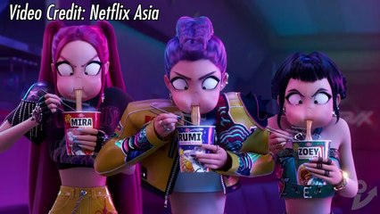 KPOP DEMON HUNTERS but just the girls being goofy