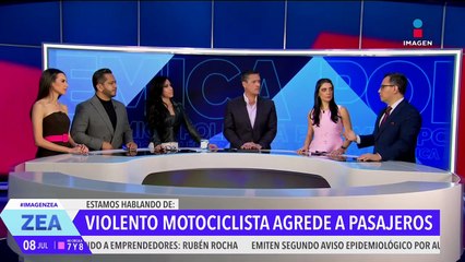 Polémica por el motociclista que agredió a una pareja porque le tocaron el claxon