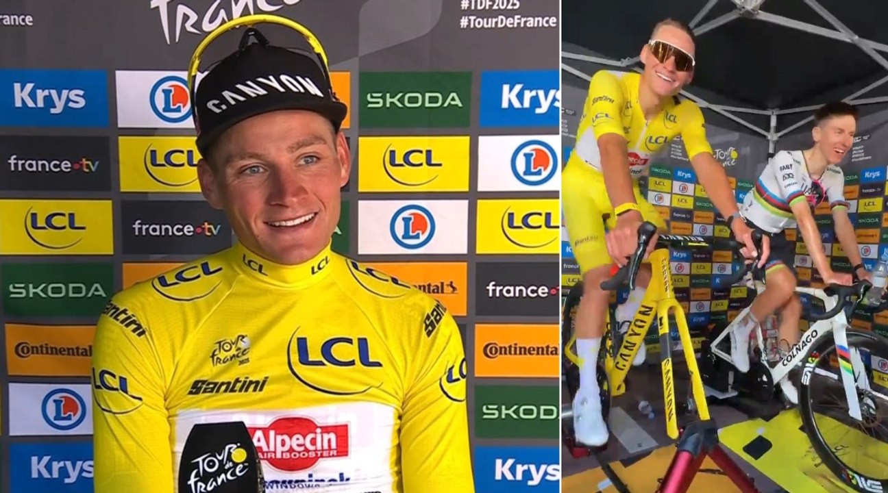 Tour de France 2025 - Mathieu van der Poel : "J'étais à la limite, mes jambes brûlaient... Tadej Pogacar a montré qu'il était le plus fort"