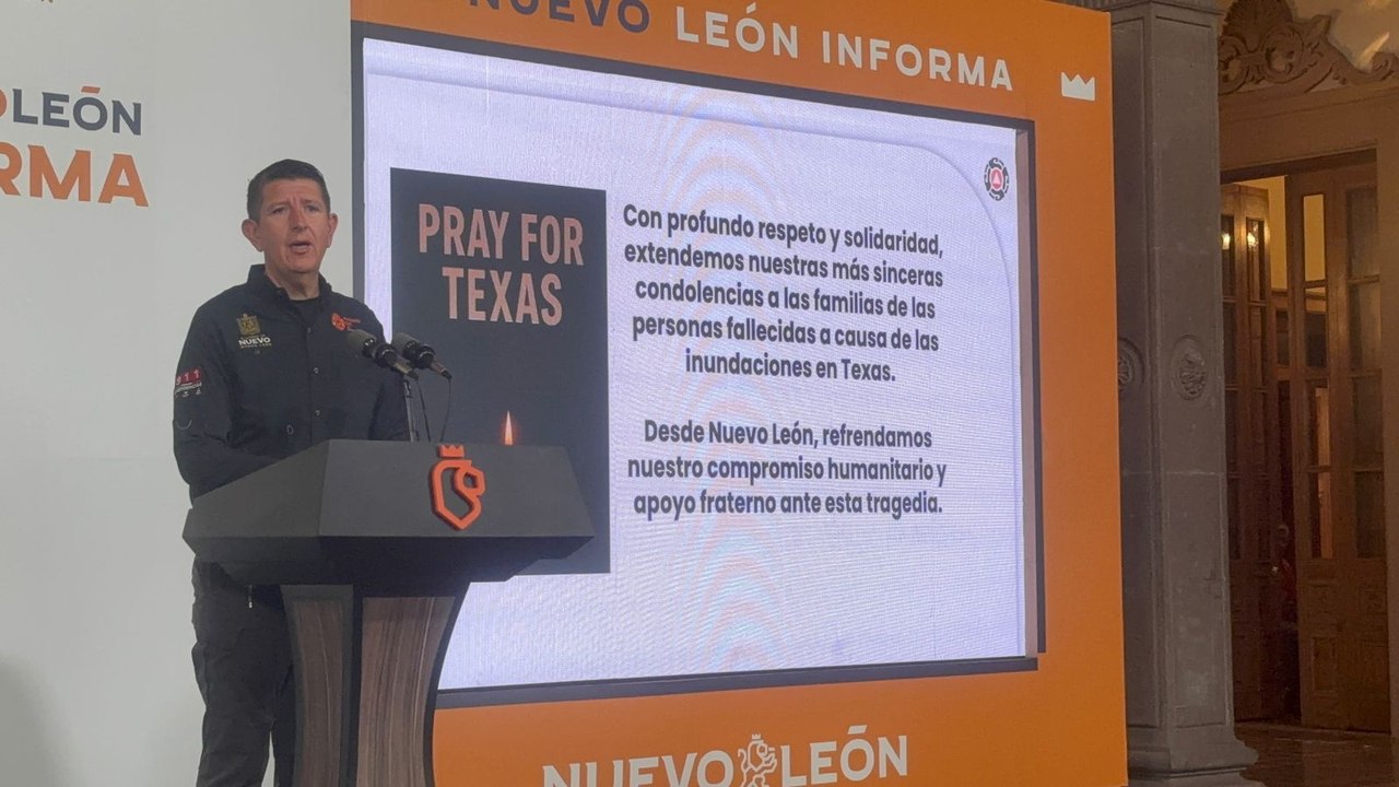 Protección Civil de Nuevo León parte a Texas en apoyo por inundaciones