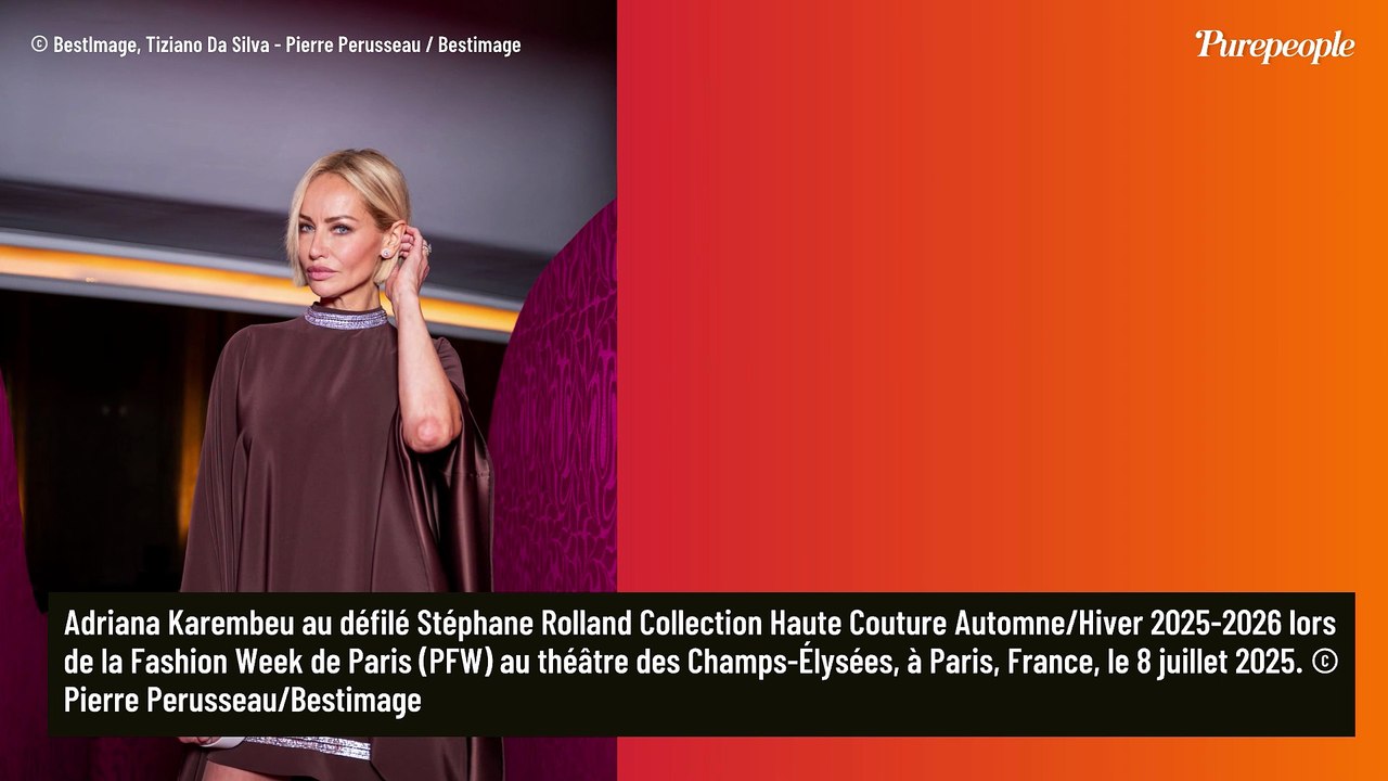 Des cheveux toujours plus courts... Adriana Karembeu plus sublime que jamais en plein Paris, la compagne de Marc Lavoine met tout le monde d'accord