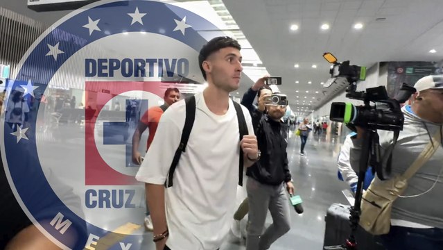 José Paradela llega a la Ciudad de México para cerrar su fichaje con el Cruz Azul