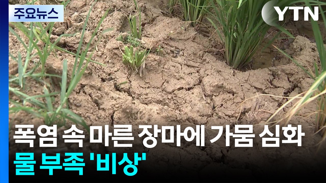 폭염 속 마른 장마에 가뭄 심화...물 부족 '비상' / YTN
