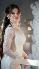 Bride most beautiful dress birdal