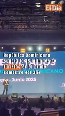 República Dominicana supera los 6 millones de turistas en el primer semestre del año