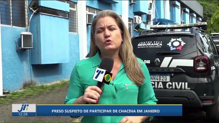 Preso suspeito de participar de chacina em Janeiro