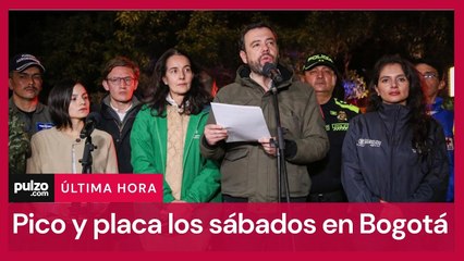 Pico y placa ahora los sábados en Bogotá  | Pulzo