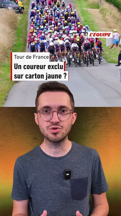 Des coureurs sous la menace d'une exclusion du Tour de France pour cartons jaunes - Cyclisme - Tour de France