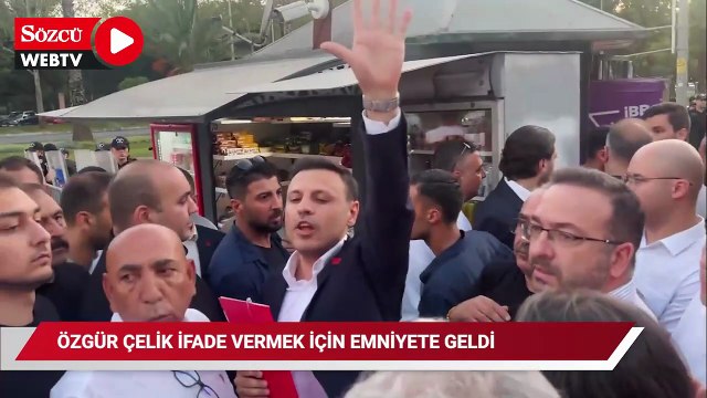 Özgür Çelik ifade işlemleri için Emniyete geldi