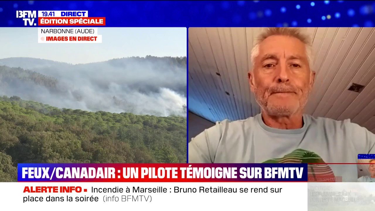 Ce pilote de Canadair explique les rôles qu'ont les différents engins aéronautiques pour lutter contre les incendies
