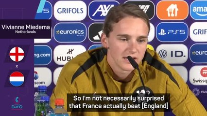 England 'haven't forgotten how to play football' - Miedema
