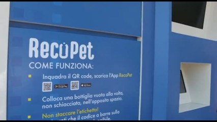 Progetto RecoPet di Corepla arriva a Catania con 13 ecocompattatori