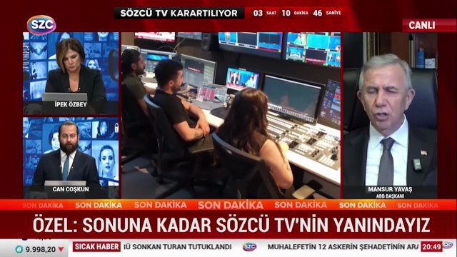 Mansur Yavaş'tan SÖZCÜ TV'ye destek sözleri