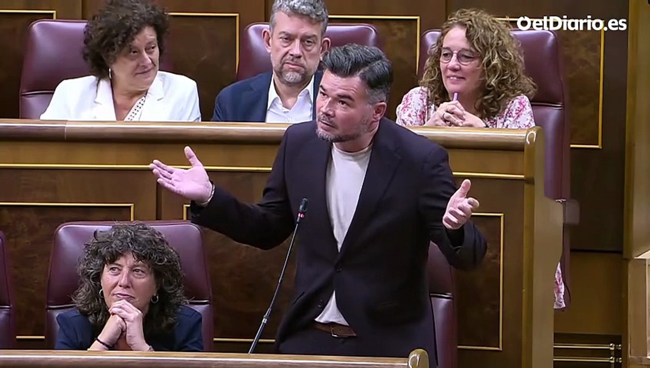 Rufián, sobre Vito Quiles: Quien solo investiga a unos, quien solo incomoda a unos, no hace información, hace propaganda
