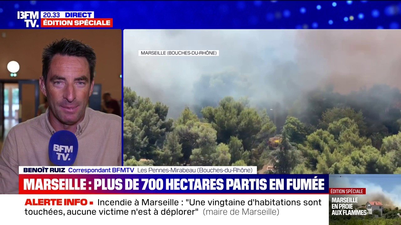 Incendie à Marseille: plusieurs centaines d'habitants des Pennes-Mirabeau privés d'électricité