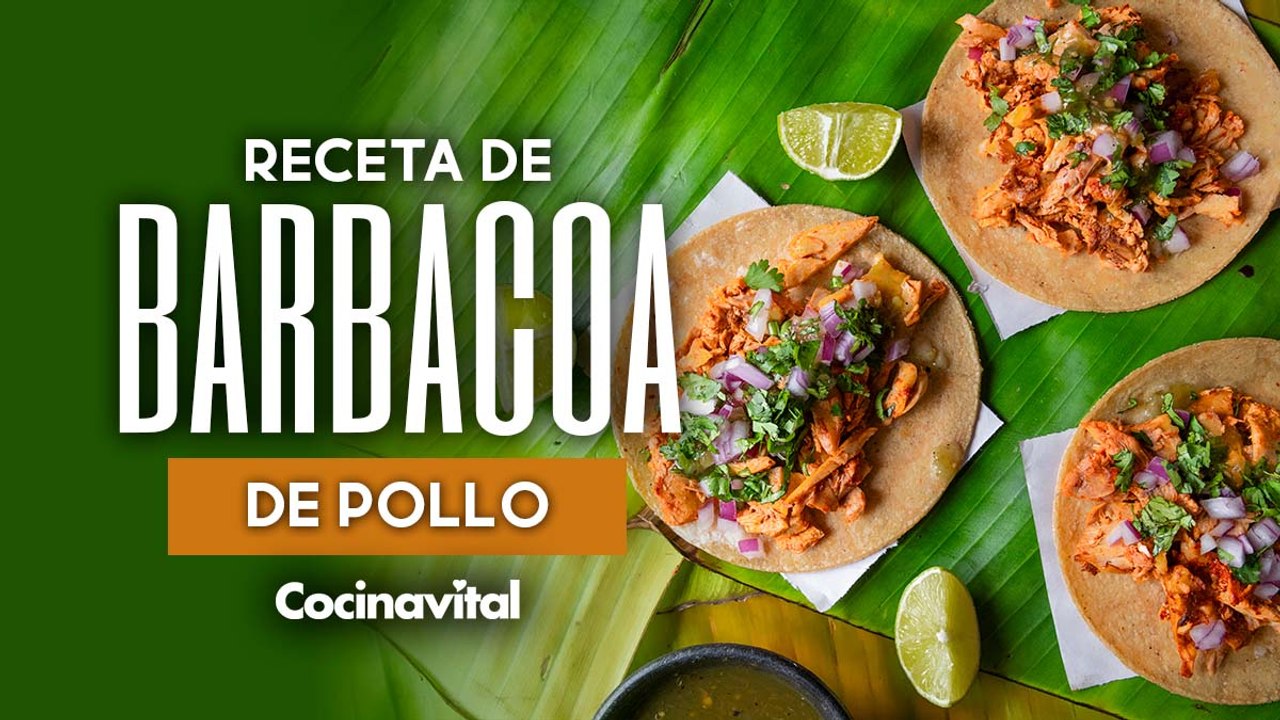 Receta de barbacoa de pollo, perfecta para taquear