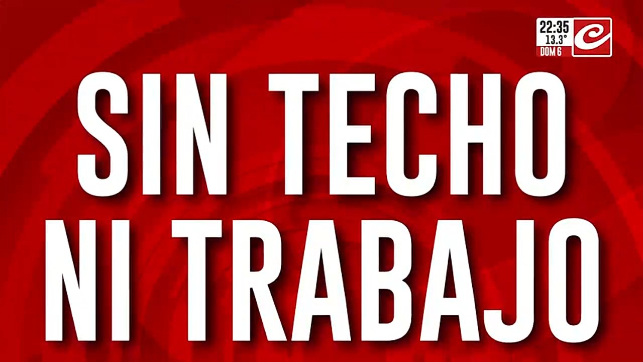 Argentinos caído del sistema: sin techo ni trabajo