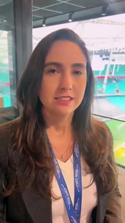 milena andrade fala sobre tecnologia de LED na arena fonte nova