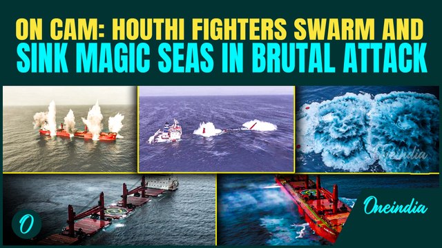 CHILLING VIDEO: Moment Houthis Storm British-Flagged Magic Seas, Open Fire Before Sinking Vessel
