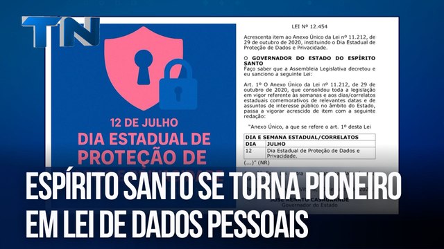 Espírito Santo se torna pioneiro em lei de dados pessoais