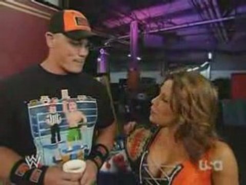 Raw 5/12/08 Mickie Asks John Cena Out