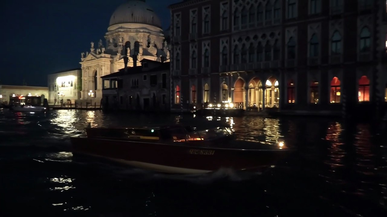 Venezia Canal grande S Giorgio Giudecca Dogana S Maria Rialto Accademia notte