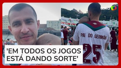 Torcedor do Fluminense revela que batizou filho com nome de Germán após a vitória na Libertadores