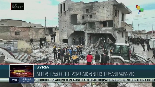 Syria | At least 75% of Syrians need humanitarian aid