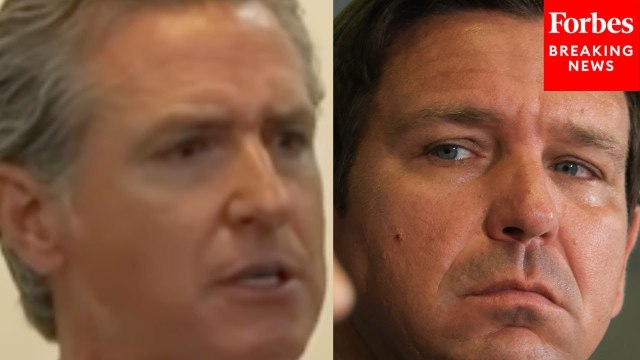 Governor Gavin Newsom Blasts Governor Ron DeSantis' 'Anti-Woke Laws' As 'Anti-Black'