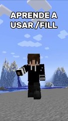 Como usar el comando fill en minecraft Tutorial