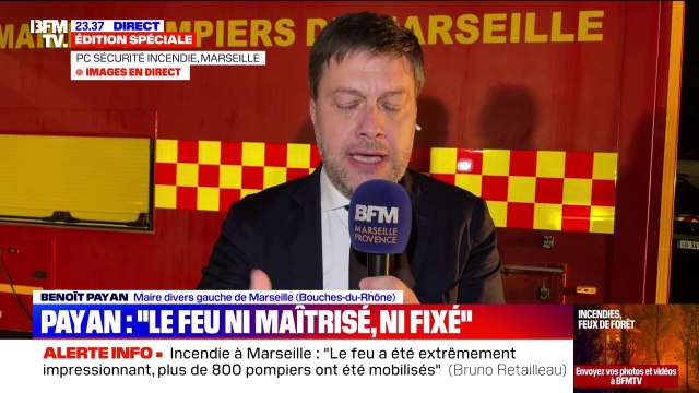 Incendie à Marseille: Benoît Payan demande de renouveler la flotte de Canadairs qu'il juge vieillissants