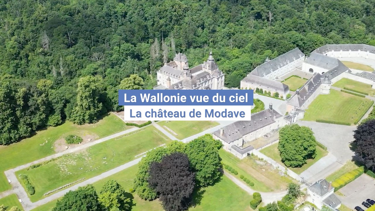 La Wallonie vue du ciel - Le Château de Modave
