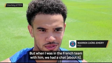 PSG 'haven't spoken about facing Mbappe' - Zaire-Emery