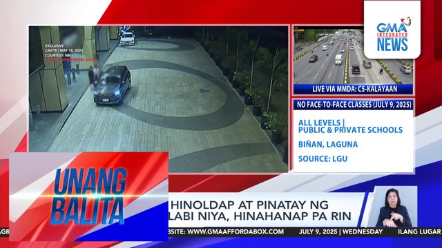 TNVS driver, hinoldap at pinatay ng 3 pasahero; labi nya, hinahanap pa rin | Unang Balita