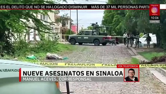 Jornada violenta en Sinaloa: registran nueve asesinatos y posible feminicidio