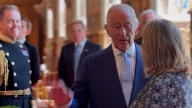 King Charles and Queen Camilla share behind-the-scenes video of State Banquet at Windsor Castle