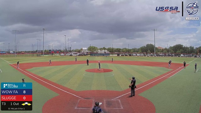 Sluggers Elite 13U VS WOW Factor 502 13U Scout - Thu, Jul 3, 2025 11:41 AM to Thu, 1:17 PM