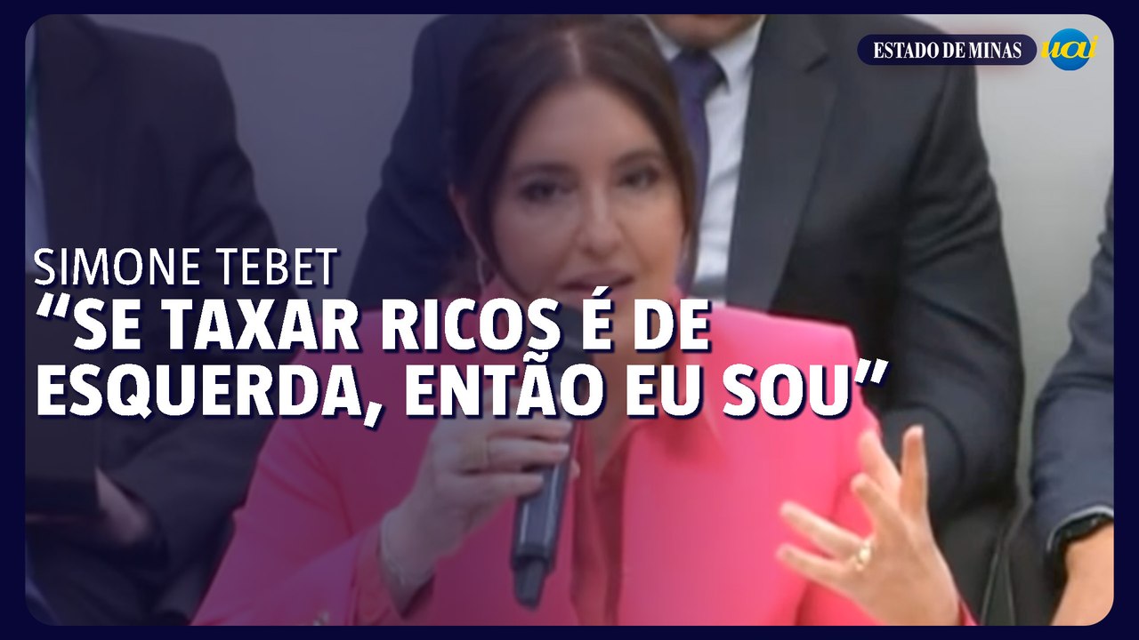 Simone Tebet: "Se tributar rico for ser de esquerda, então sou de esquerda"