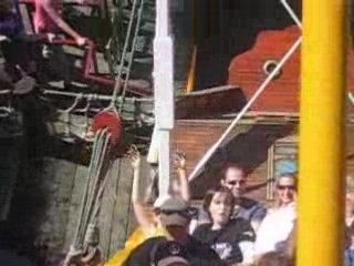 Moi encore sur le Bateau Pirate de Holiday Park