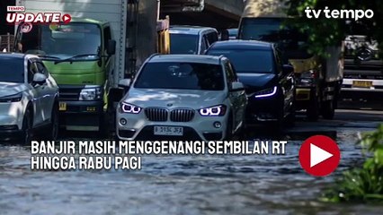 Banjir Masih Menggenangi Sembilan RT di Jakarta Hingga Rabu Pagi