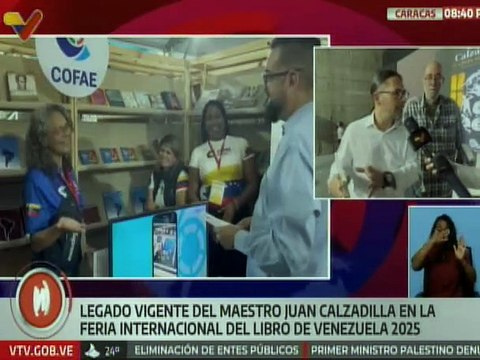 Presentan en la 21° Edición de la Filven el libro Cabos Sueltos del escritor Juan Calzadilla