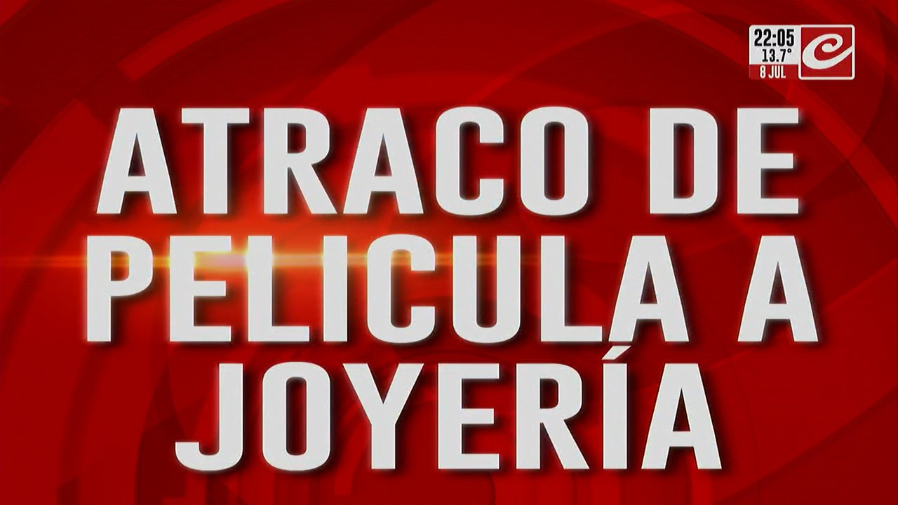 Atraco de película a joyería: se hizo pasar por discapacitado para robar