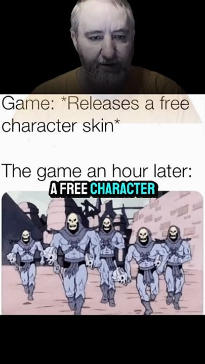 When a Game Drops a Free Skin #humor #funny #gaming