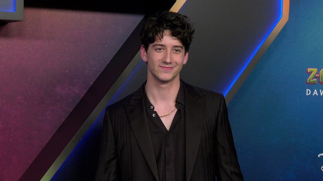 Milo Manheim Zombies 4: Dawn of the Vampires Premiere Blue Carpet