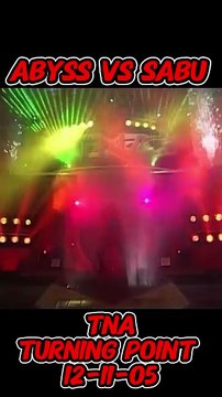 Abyss VS Sabu TNA Turning Point 2005#wwe #tna #sabu #prowrestling #fyp