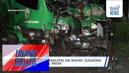 Dump truck, sumalpok sa bahay at tindahan; driver, patay | Unang Balita