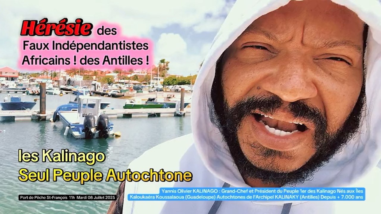 ⁉️Hérésie des Faux Indépendantistes Africains des Antilles, les Kalinago seul Peuple Autochtone, qui n’êtes pas Kalinago, n’êtes pas du Peuple 1er. Les Anciens Esclavages des européens passent de Victimes à Auteurs de Révisionnisme Vol Recèle
