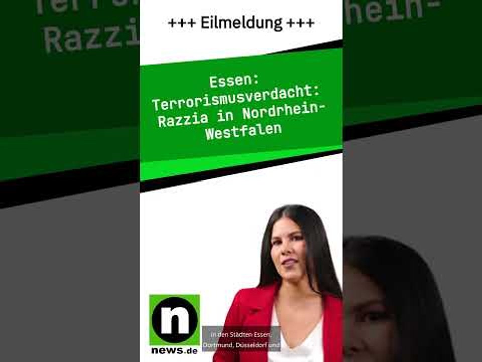 Terrorismusverdacht: Razzia in Nordrhein-Westfalen