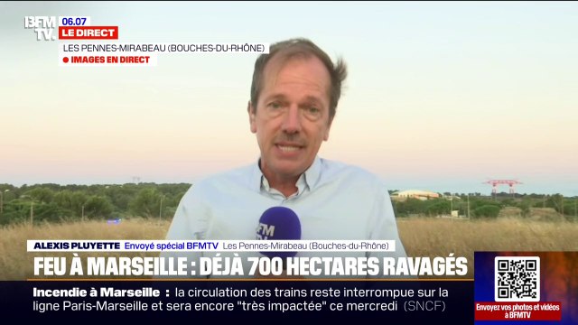 Incendie à Marseille: 720 pompiers mobilisés et 700 hectares partis en fumée